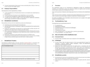 Rehabilitation Procedure