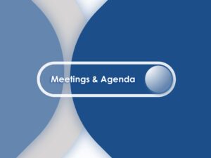 Meeting and Agenda