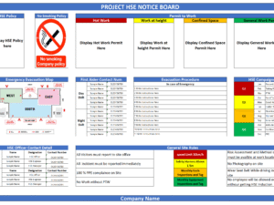 Project HSE Notice Board
