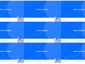 Safety Moments- 20 Topics