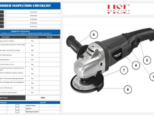 Portable Grinder Inspection Checklist