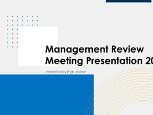 Management Review Meeting Presentation 2024