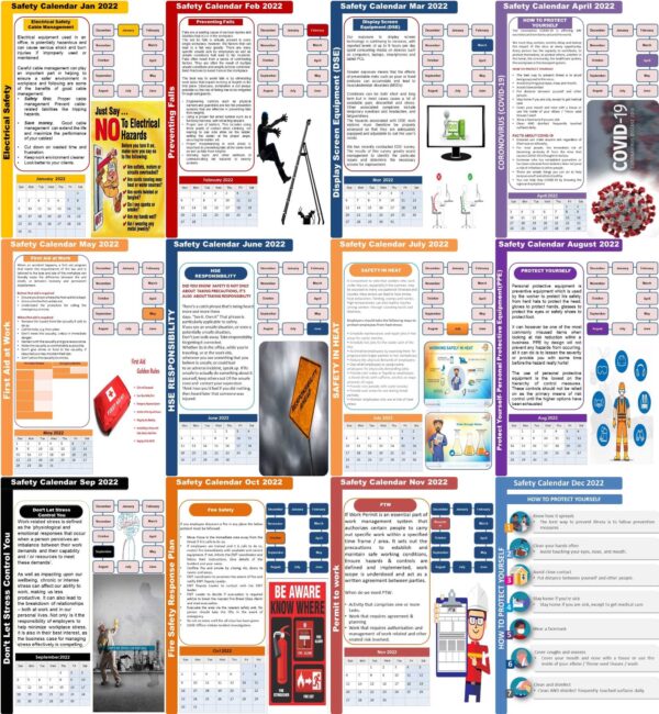 HSE Calendar 2022 HSE Calendar Jan-Dec 2022