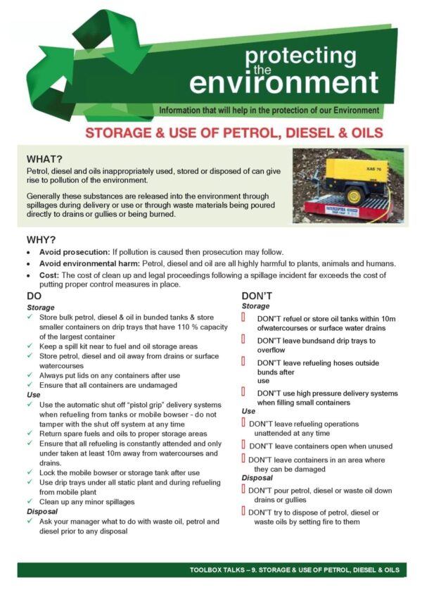 Environmental HSE Calendar Jan-Dec