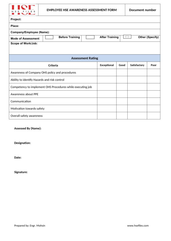 09 QHSE Forms