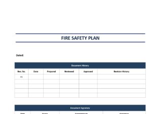 Fire Safety Plan