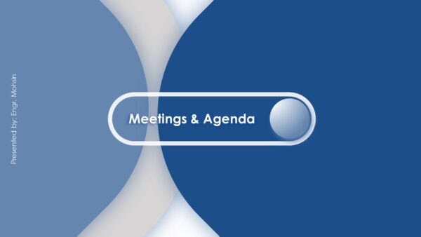 Meeting and Agenda Meeting and Agenda