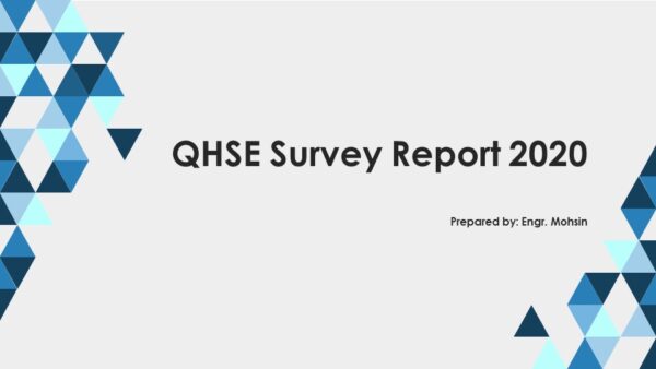 QHSE Survey Report Presentation QHSE Survey Report Presentation