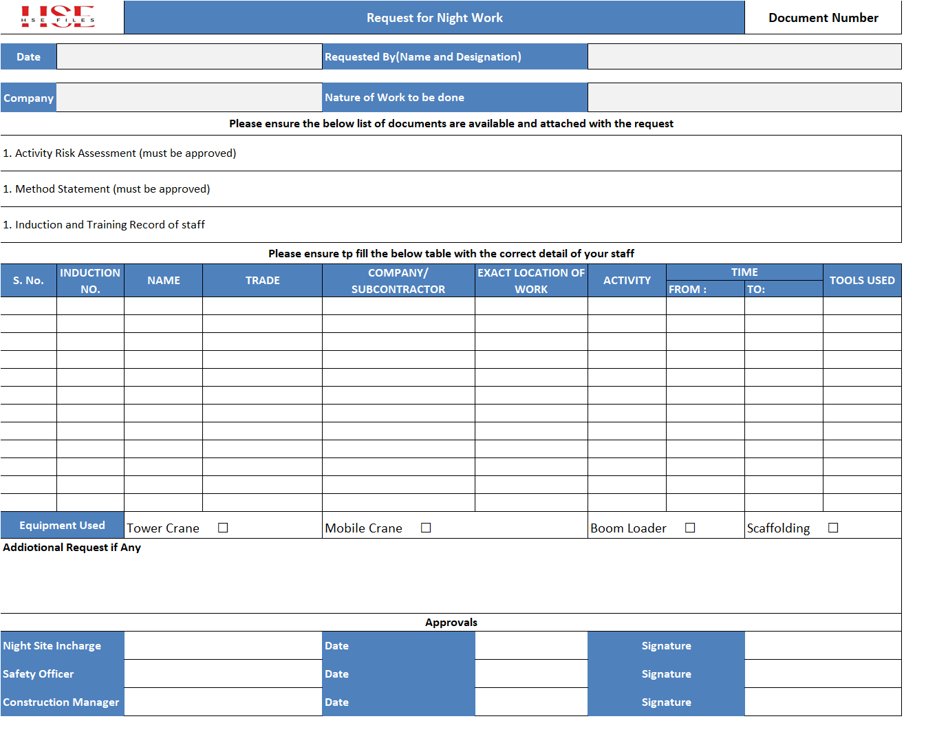 09 QHSE Forms – hsefiles.com