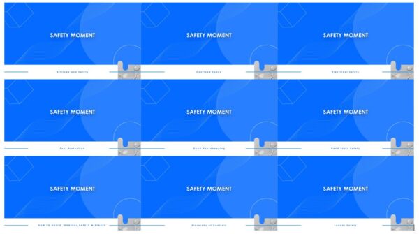 SM Safety Moments- 20 Topics