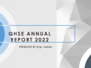 QHSE Annual Report Presentation