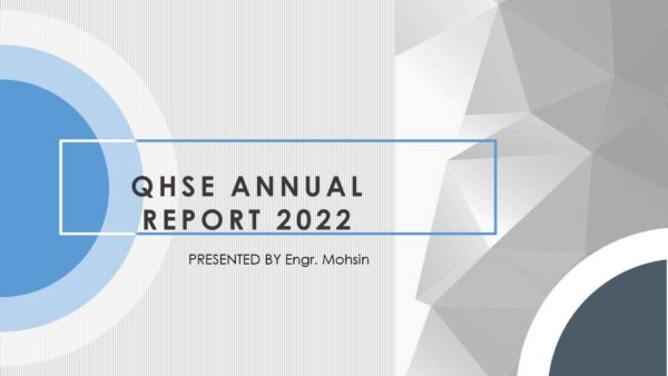 QHSE Annual Report Presentation QHSE Annual Report Presentation