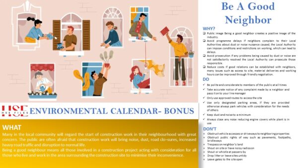 Environmental Calendar Package