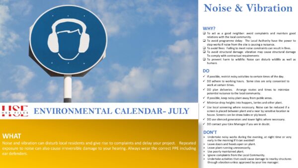 Environmental Calendar Package