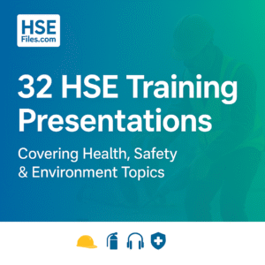 HSE Training Presentations Bundle- 32 Topics
