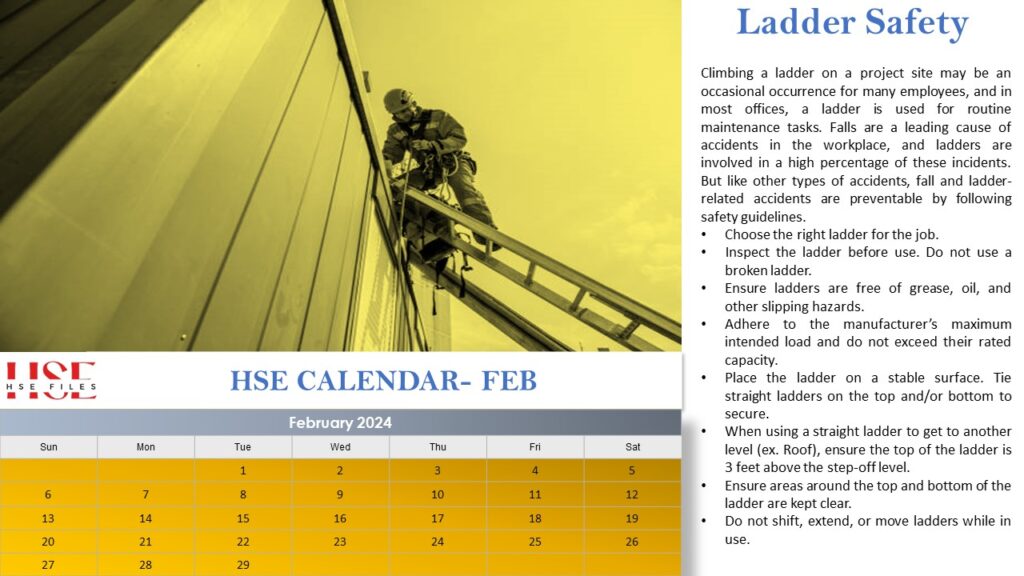 HSE Calendar JanDec 2024