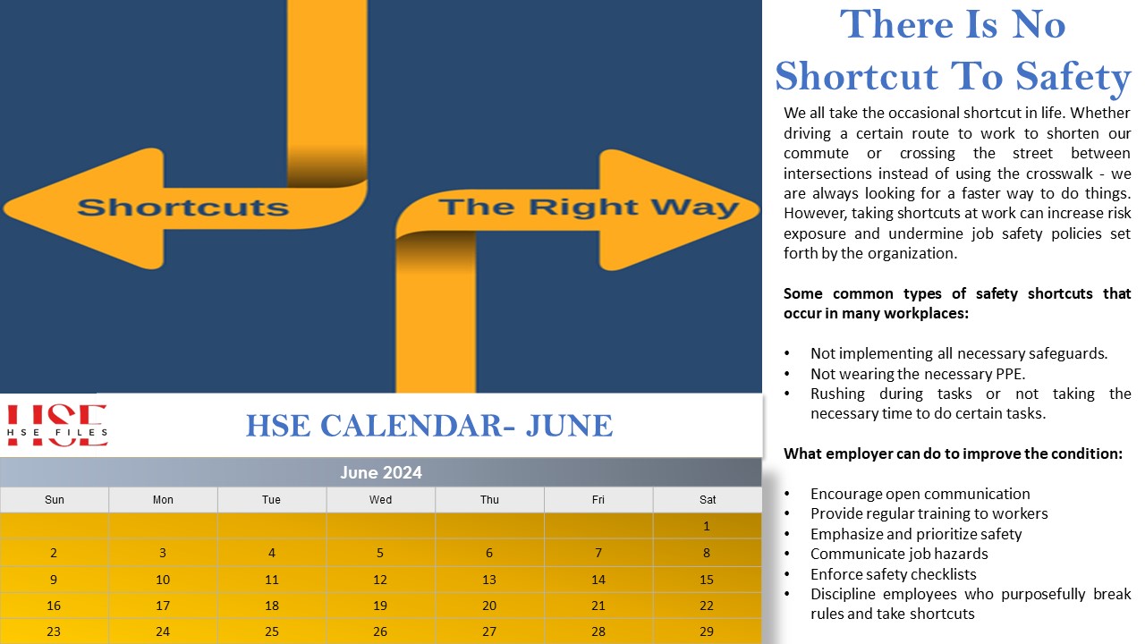 HSE Calendar JanDec 2024