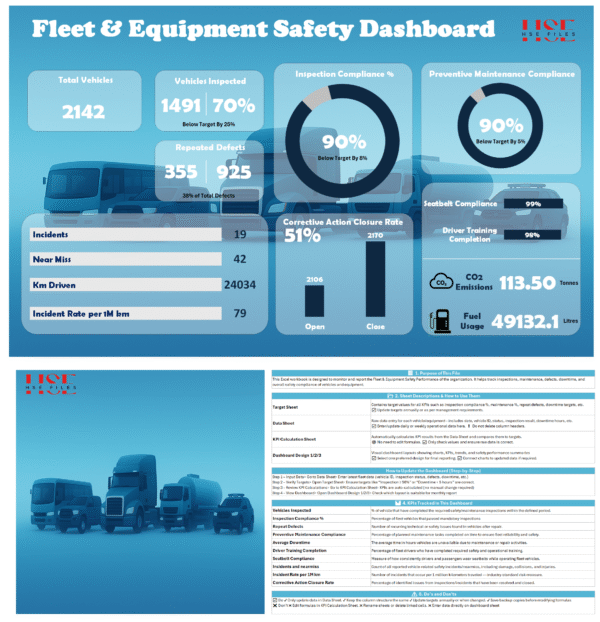 Fleet & Equipment Safety Dashboard